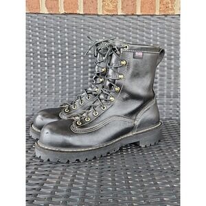 DANNER Super Rain Forest Size 9.5 D Black Gore-Tex Mens Boots 11550